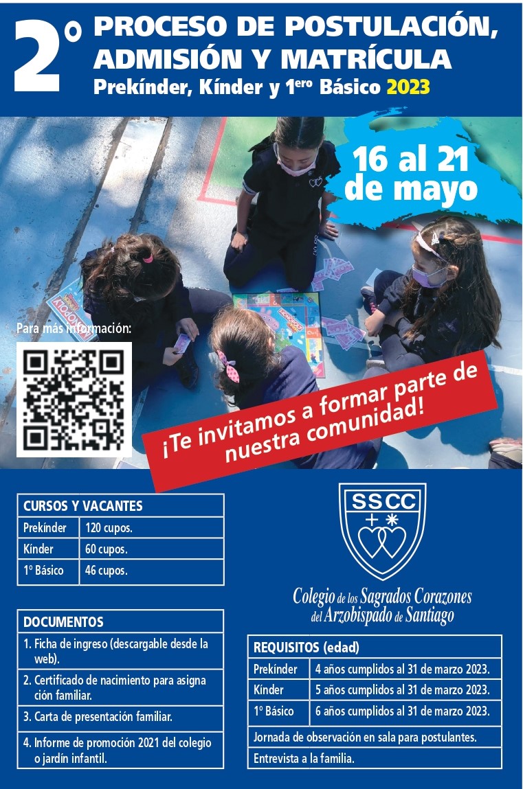 2do Proceso de postulación, admisión y matrícula 2023